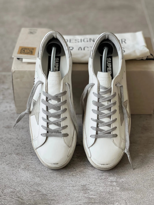 Superstar Classic Blanco & Plateado - Talla 42