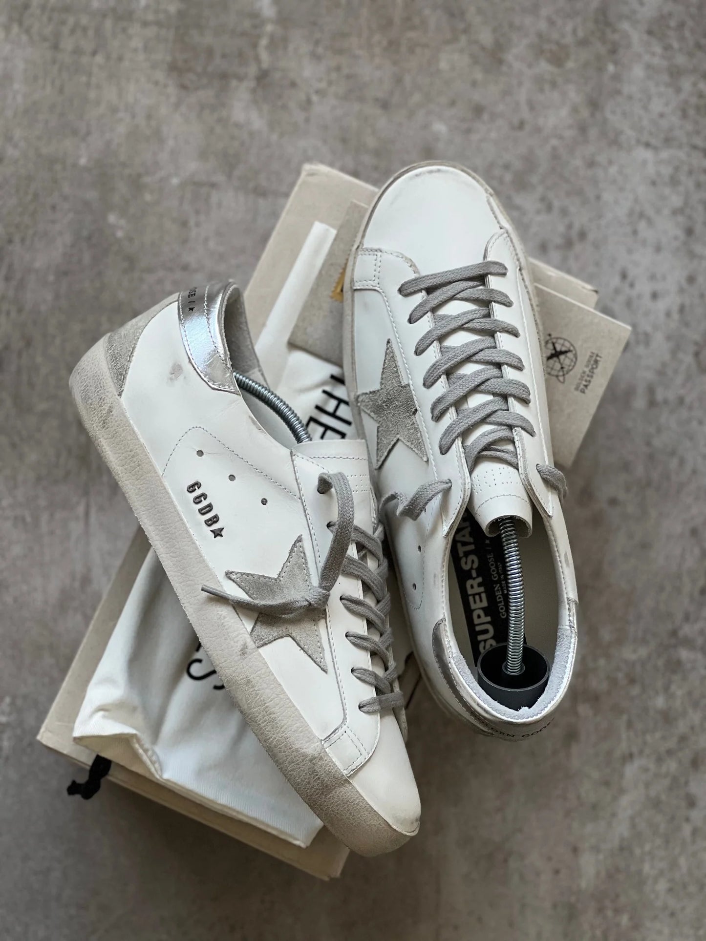 Superstar Classic Blanco & Plateado - Talla 42