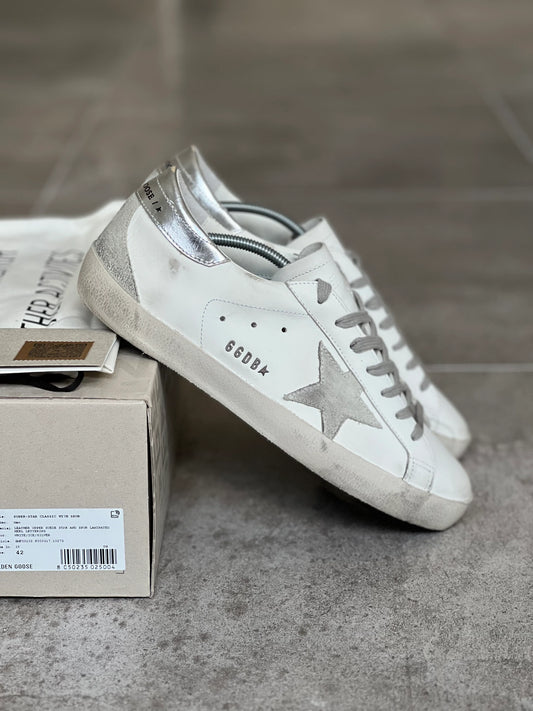 Superstar Classic Blanco & Plateado - Talla 42