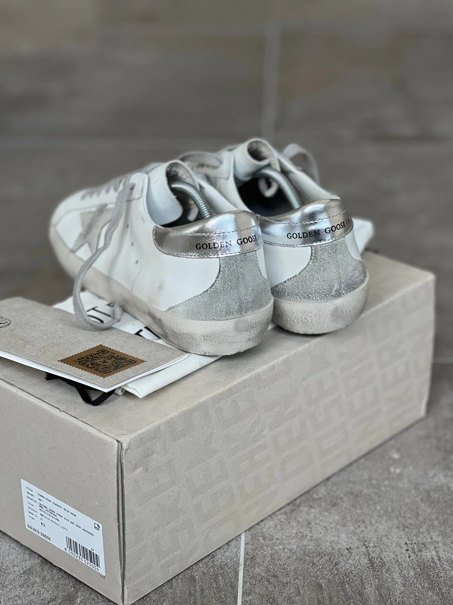 Superstar Classic Blanco & Plateado - Talla 42